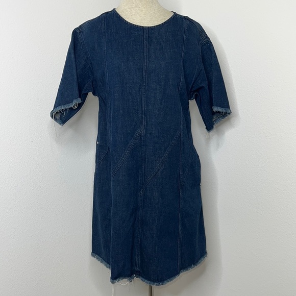 rag and bone all in one denim dress All in One Mini Dress